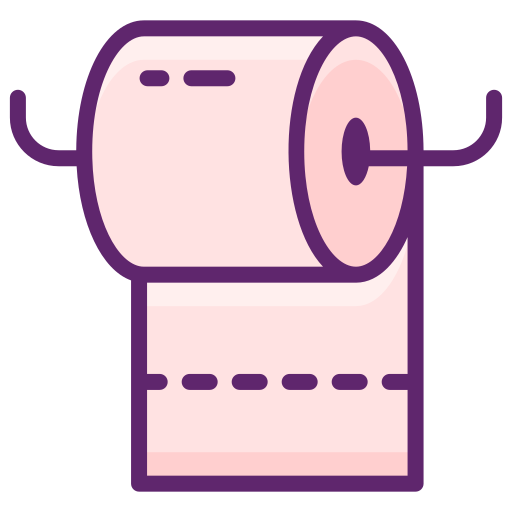 toilettenpapier Flaticons Lineal Color icon