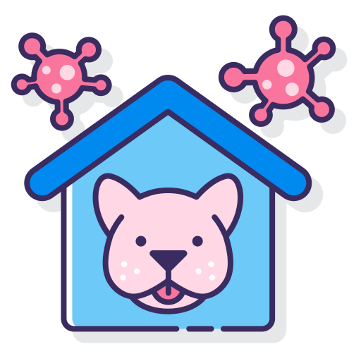 Animal house Flaticons Lineal Color icon