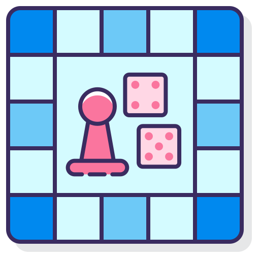 giochi da tavolo Flaticons Lineal Color icona