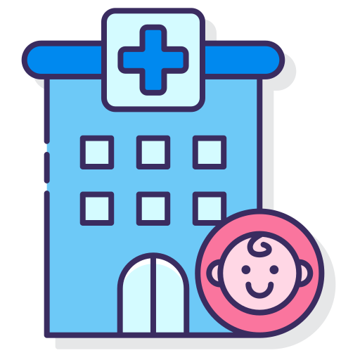 Daycare center Flaticons Lineal Color icon