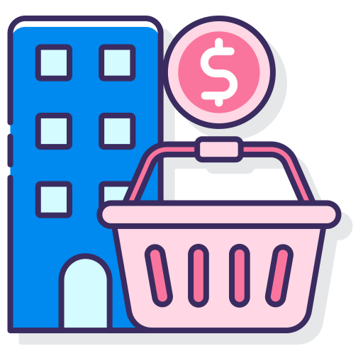 shopping Flaticons Lineal Color icona