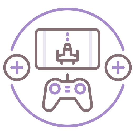 gamepad Flaticons Lineal Color icon