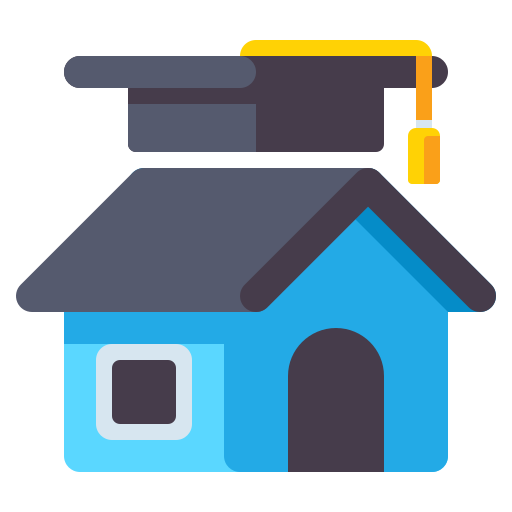 Homeschooling Flaticons Flat icon