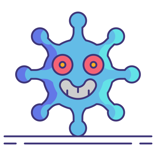 virus Flaticons Lineal Color icon