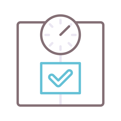 body-mass-index Flaticons Lineal Color icoon