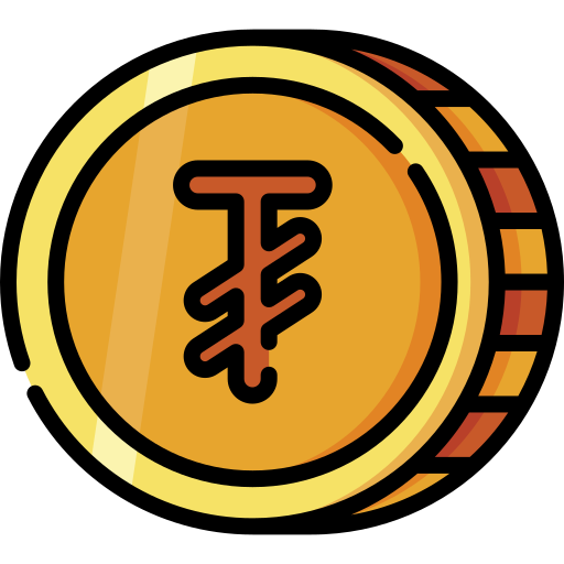 tugrik Special Lineal color ikona