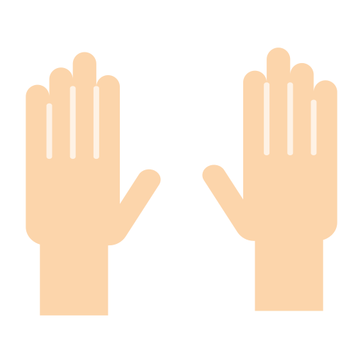 dwie ręce Generic Flat ikona