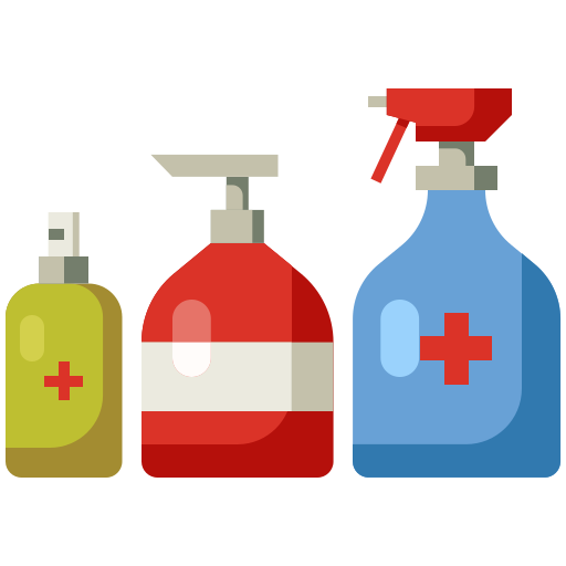 productos de higiene Generic Flat icono