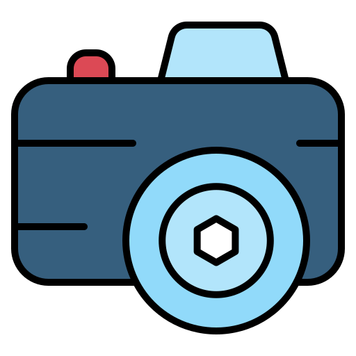fotocamera Generic Outline Color icona
