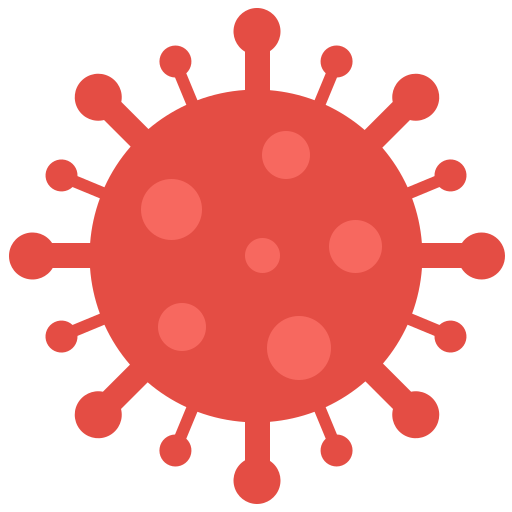 coronavirus Kosonicon Flat icono