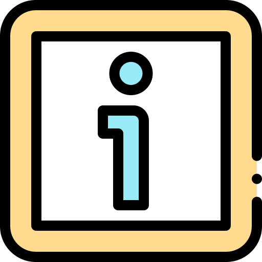 information Detailed Rounded Lineal color icon