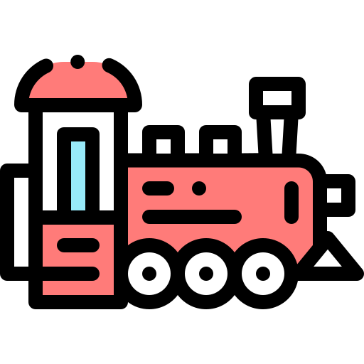 Locomotive Detailed Rounded Lineal color icon