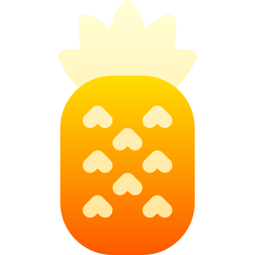ananas Basic Gradient Gradient icona
