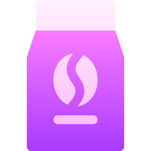 bolsa de cafe Basic Gradient Gradient icono