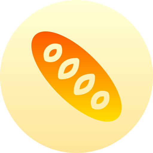 pan de molde Basic Gradient Circular icono