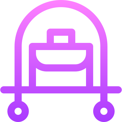 wózek hotelowy Basic Gradient Lineal color ikona