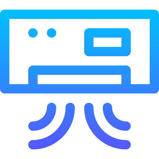 klimaanlage Basic Gradient Lineal color icon