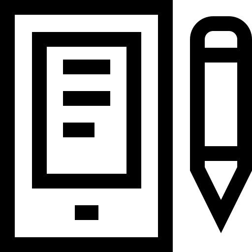 pda Basic Straight Lineal icon