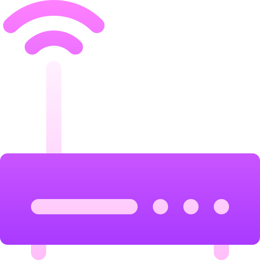 wi-fi роутер Basic Gradient Gradient иконка