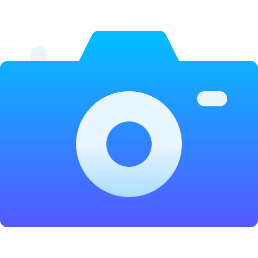 cámara Basic Gradient Gradient icono