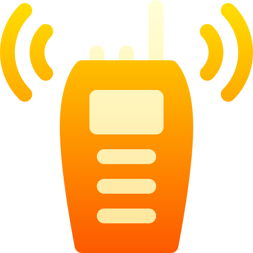 walkie talkie Basic Gradient Gradient icono
