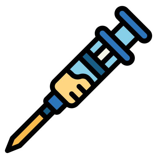 Syringe Smalllikeart Lineal Color icon