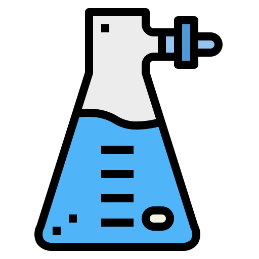 Flask Smalllikeart Lineal Color icon