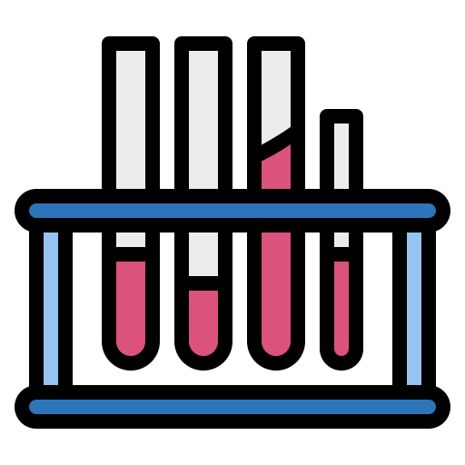 Test tube Smalllikeart Lineal Color icon