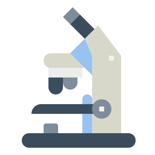 microscopio Smalllikeart Flat icono