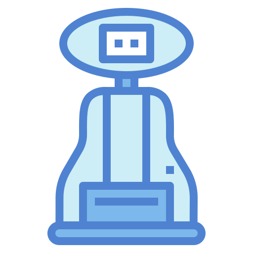robot di pulizia Generic Blue icona