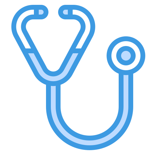 Stethoscope itim2101 Blue icon