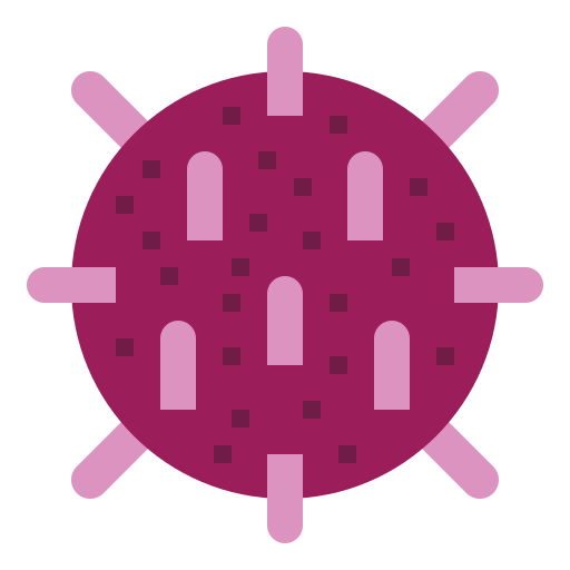 wirus Smalllikeart Flat ikona