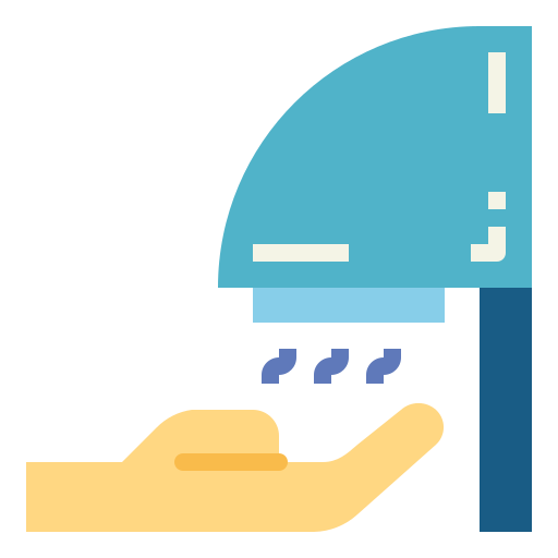 secador de manos Smalllikeart Flat icono