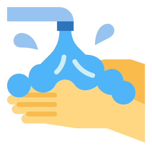 手洗い Smalllikeart Flat icon