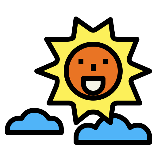 sonne Smalllikeart Lineal Color icon
