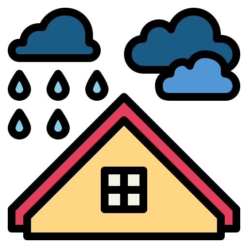 lluvioso Smalllikeart Lineal Color icono