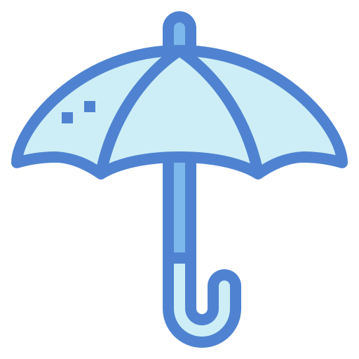 paraguas Generic Blue icono