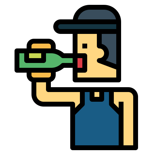 Drinking Smalllikeart Lineal Color icon