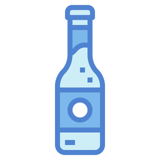 bottiglia di birra Generic Blue icona
