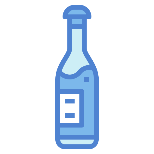 Beer bottle Generic Blue icon