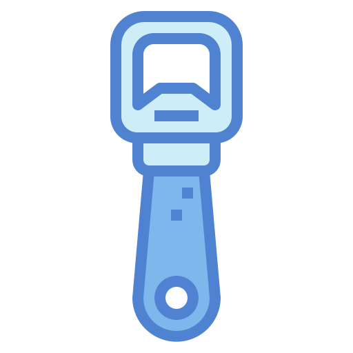 Bottle opener Generic Blue icon