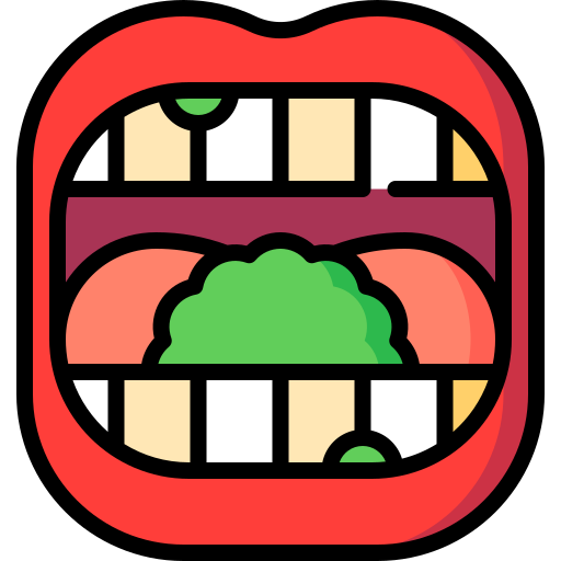 boca abierta Special Lineal color icono