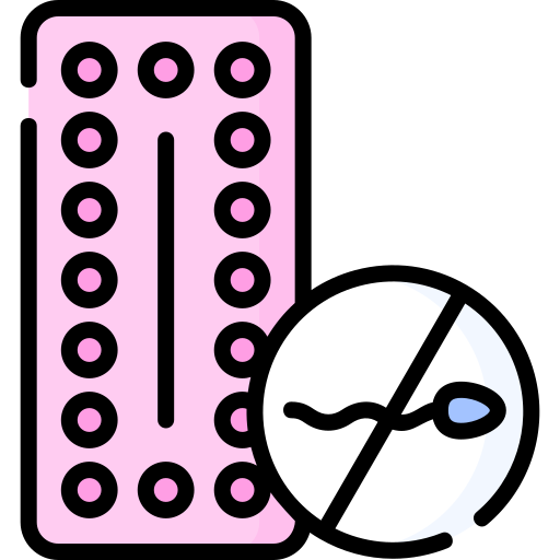 Contraceptive pills Special Lineal color icon