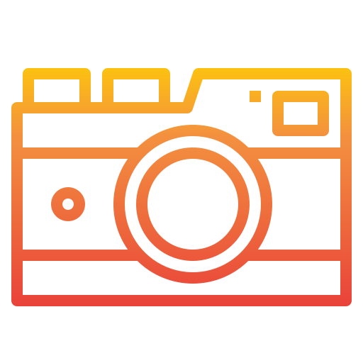 Photo camera itim2101 Gradient icon