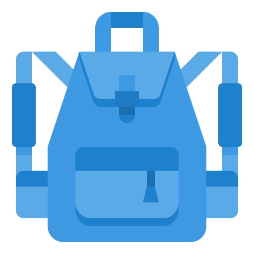 rucksack itim2101 Flat icon
