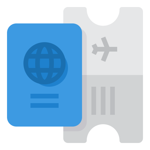 pasaporte itim2101 Flat icono