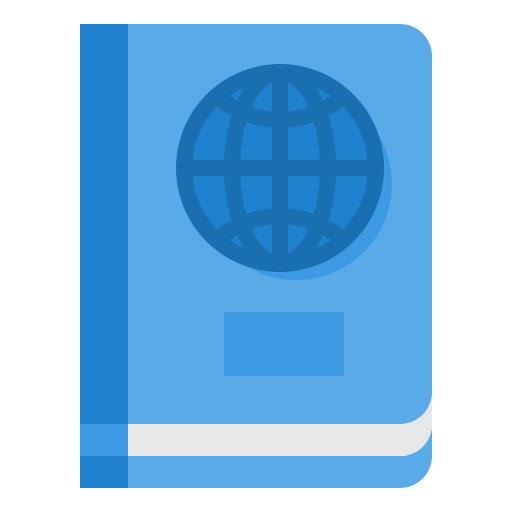 pasaporte itim2101 Flat icono