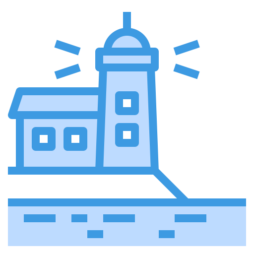 Lighthouse itim2101 Blue icon