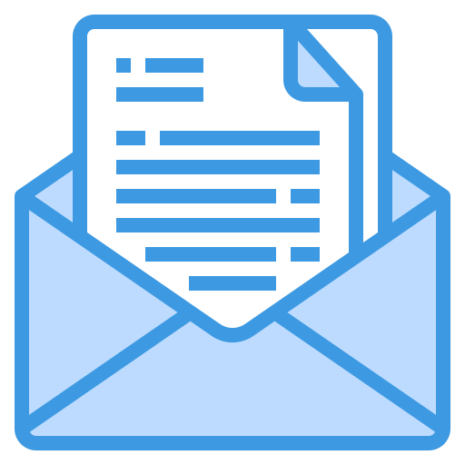 Mail itim2101 Blue icon