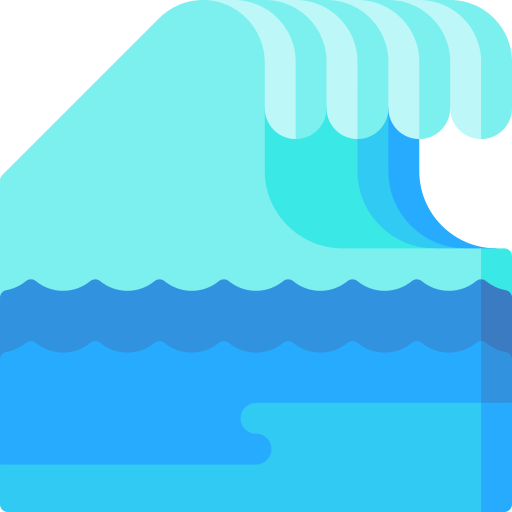 Waves Special Flat icon